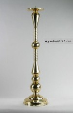Świecznik mosiężny - podstawa pod paschał 95 cm