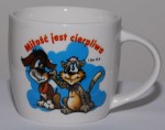 Kubek porcelanowy "Miłość jest cierpliwa"