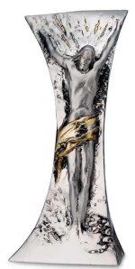Chrystus ukrzyżowany figura srebrna SW/95.95