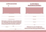 Katecheza przedmałżeńska - zaświadczenie (paczka 50 szt.)