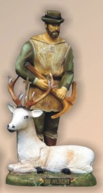 Święty Hubert figura z żywicy 100cm