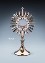 Monstrancja z kamieniami / 0156A
