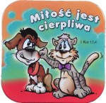 Podkładka korkowa "Miłość jest cierpliwa"