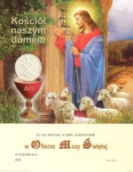 Obrazek pierwszokomunijny Kościół naszym domem / 51